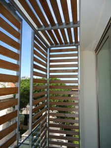 Sliding brise soleil albero maestro Brise soleil in legno