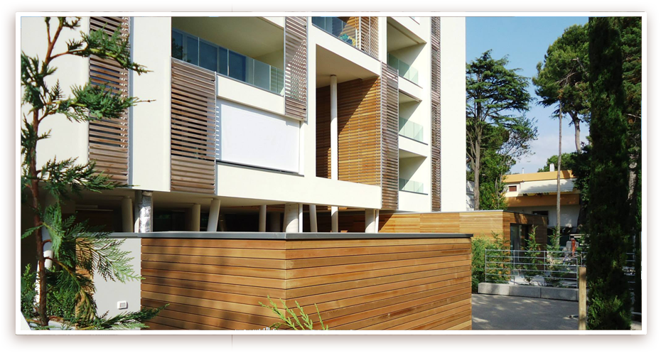 Sliding brise soleil albero maestro Brise soleil in legno