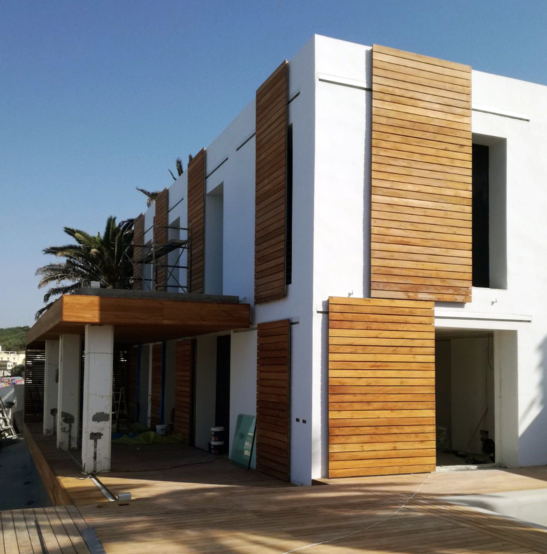 Sliding brise soleil albero maestro Brise soleil in legno