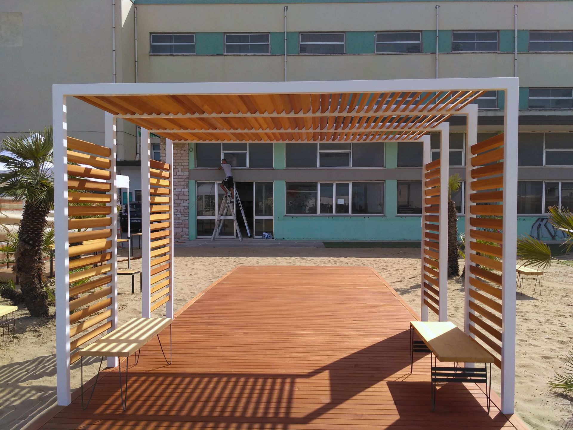 Pergolas brise soleil albero maestro Brise soleil legno